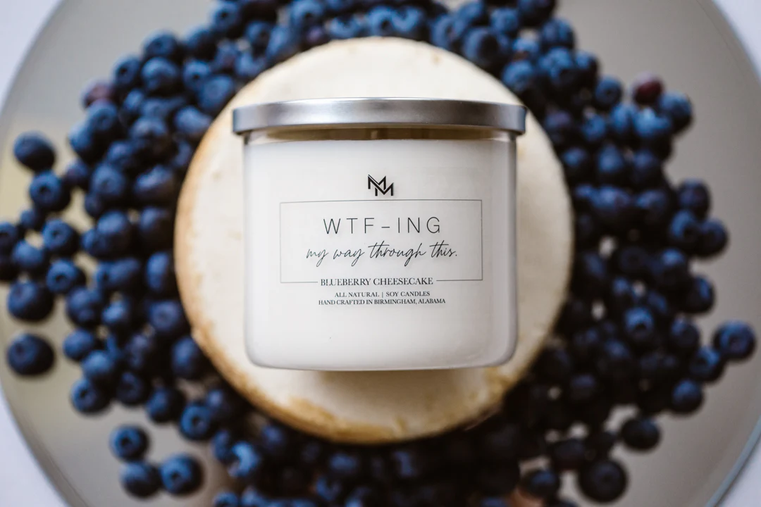 Blueberry Cheesecake Candle - Image 4