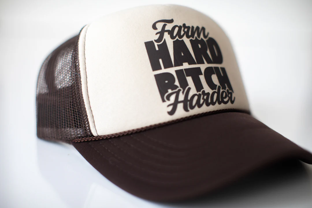 Farm Hard, Bitch Harder Hat - MM Hats Collection - Image 3