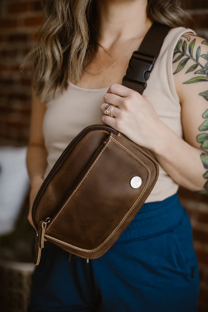 Leather Crossbody Bag - Image 10
