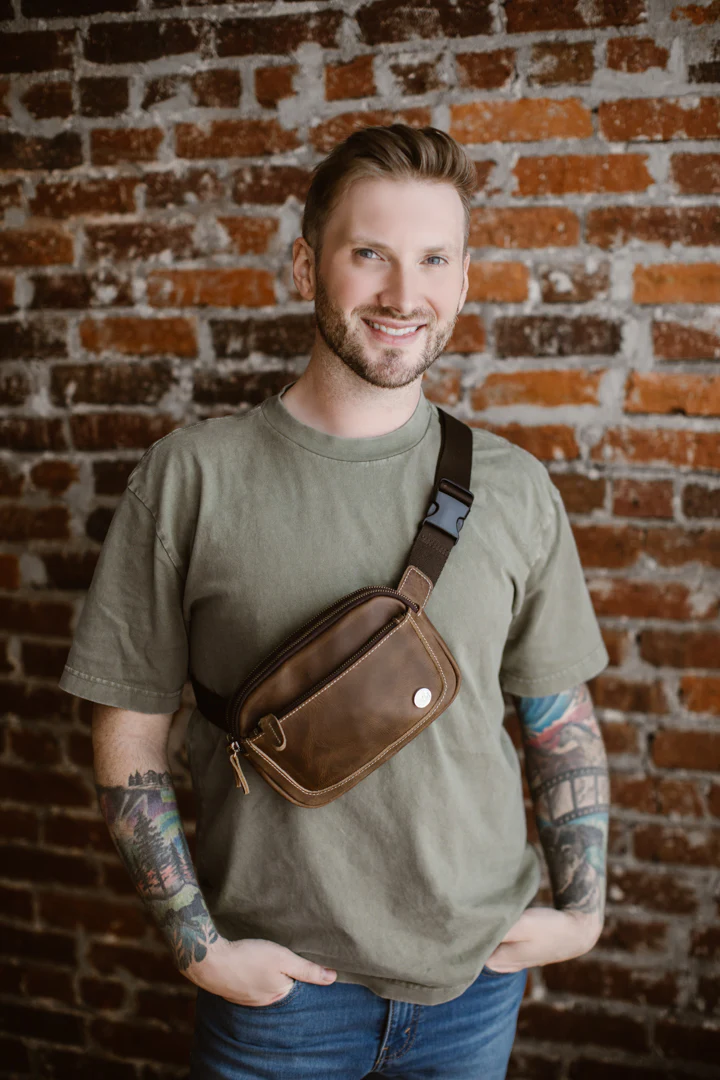 Leather Crossbody Bag - Image 5