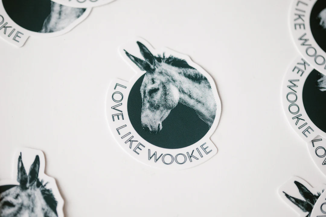 Love Like Wookie Sticker - Image 4