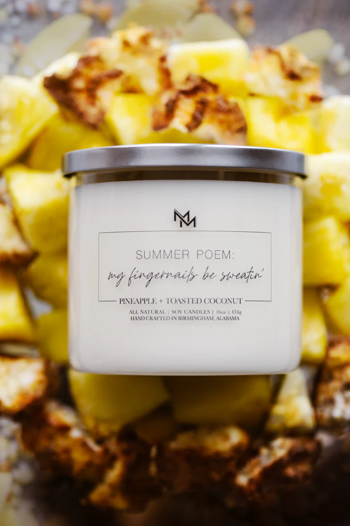 Pineapple + Toasted Coconut Candle - Image 3